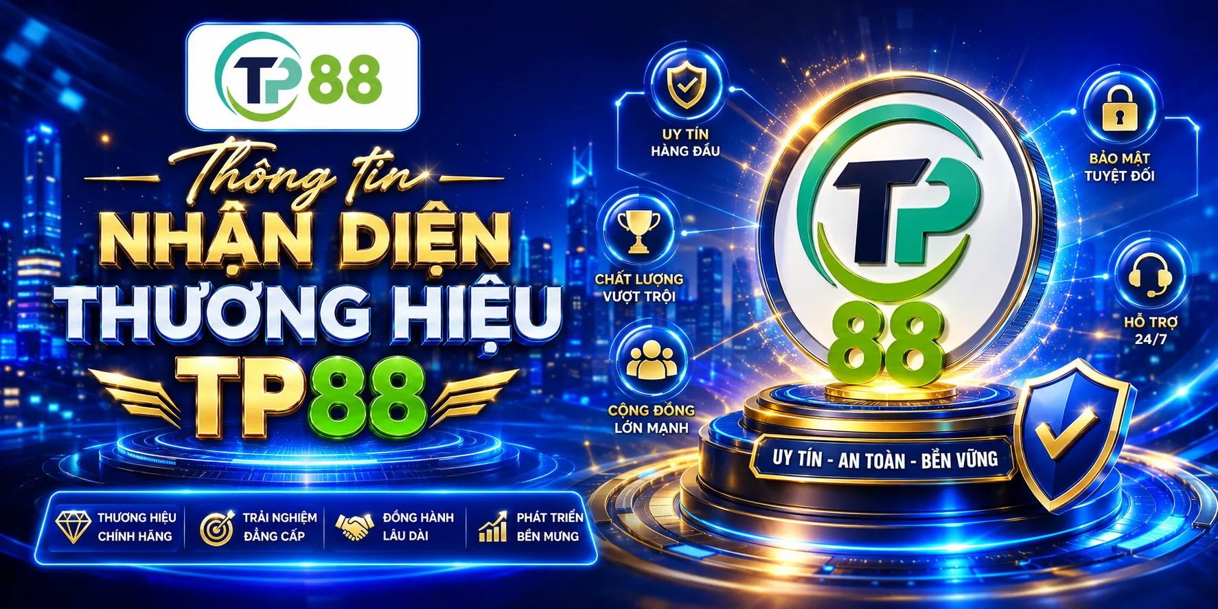 Thông tin nhận diện thương hiệu TP88