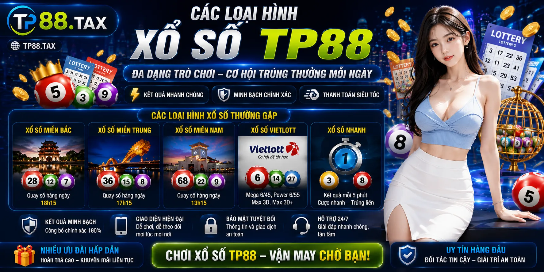 Các loại hình xổ số thường gặp