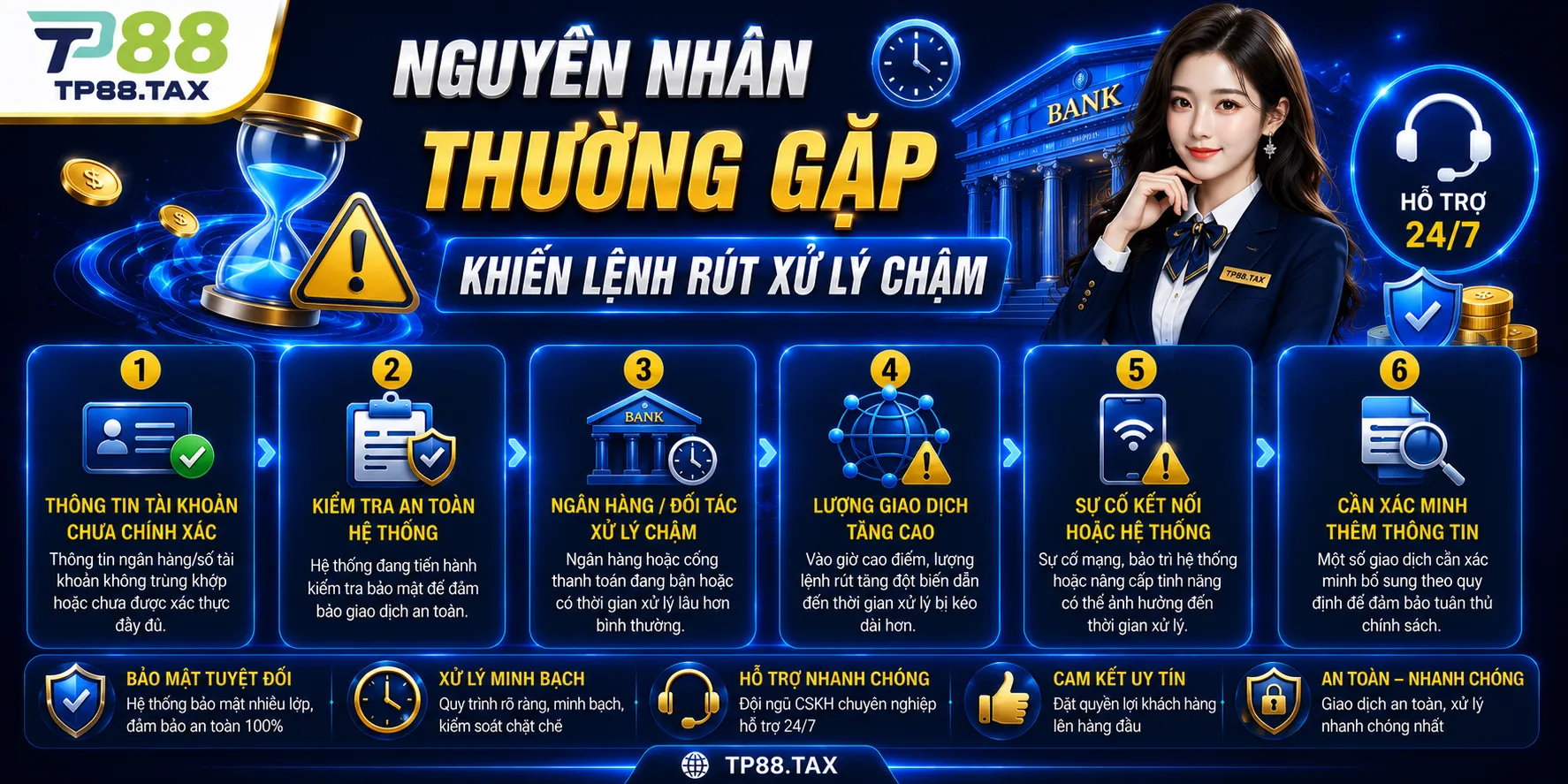 Nguyên nhân thường gặp khiến lệnh rút xử lý chậm