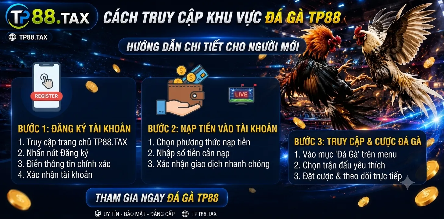 Đá Gà TP88 – Hình Thức, Lịch Trận Và Lưu Ý Khi Theo Dõi 1 Cách truy cập khu vực đá gà TP88