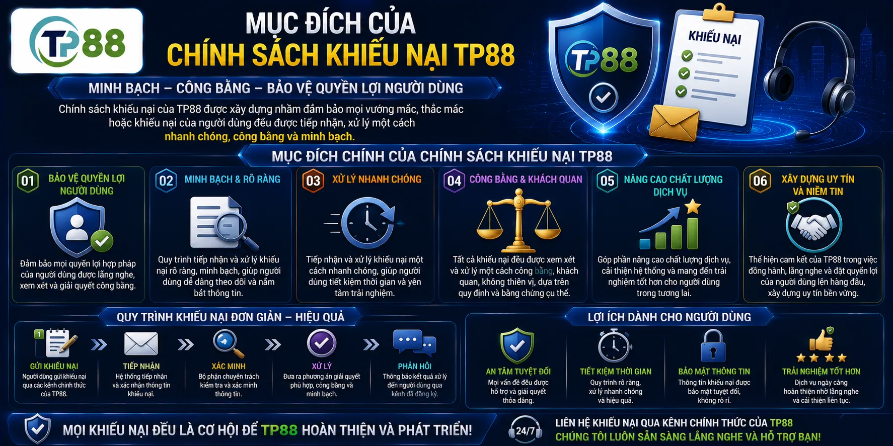 Chính Sách Khiếu Nại TP88 – Quy Trình Tiếp Nhận Và Xử Lý Phản Hồi 1 Mục đích của chính sách khiếu nại TP88